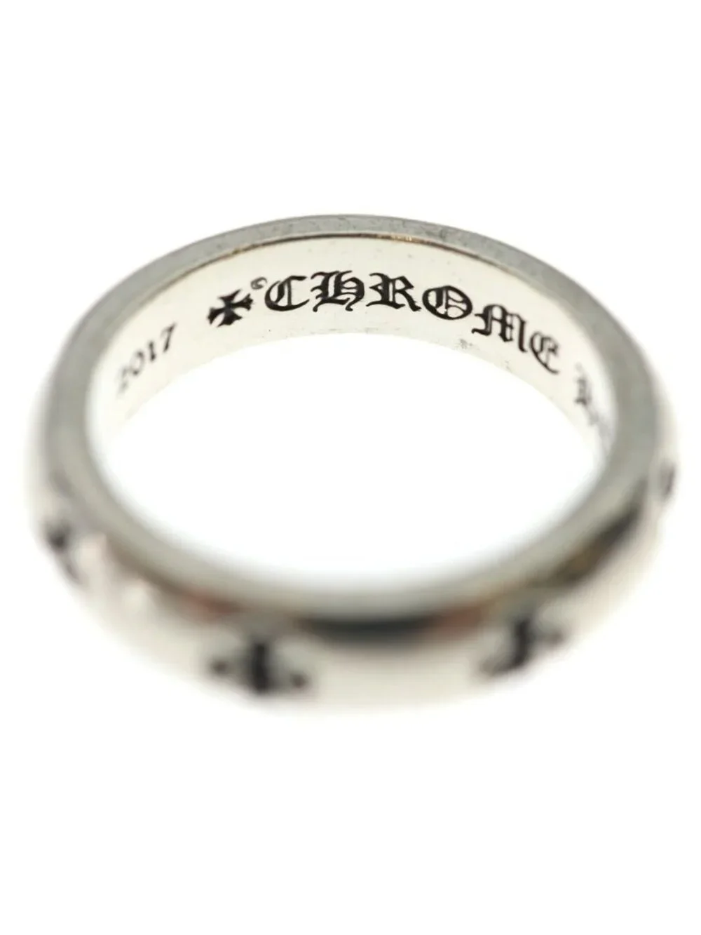Chrome Hearts Negative CH Plus Ring Silver